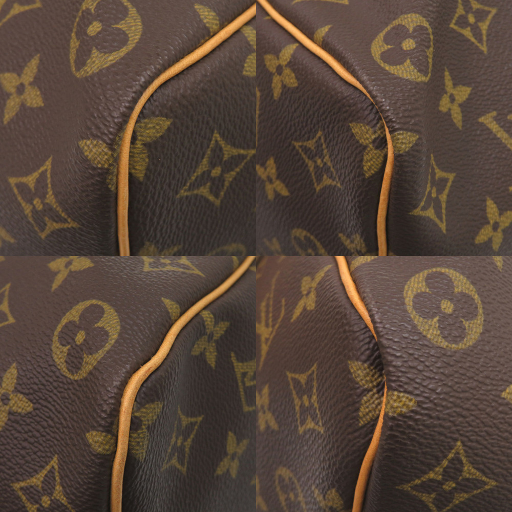 LOUIS VUITTON Authentic Brown Monogram Keepall 50 Boston Bag - Picture 4 of 10